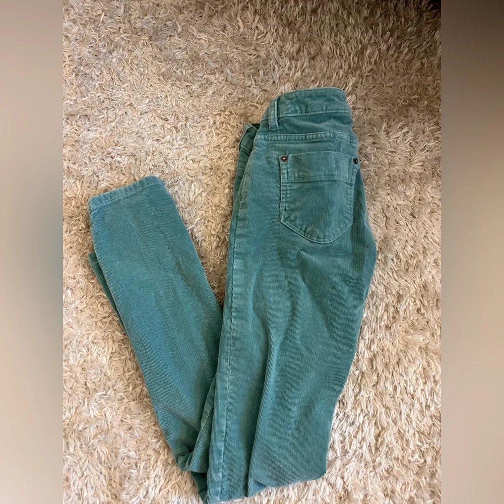 Patagonia Organic Cotton Teal Corduroy Pants - Picture 2 of 3